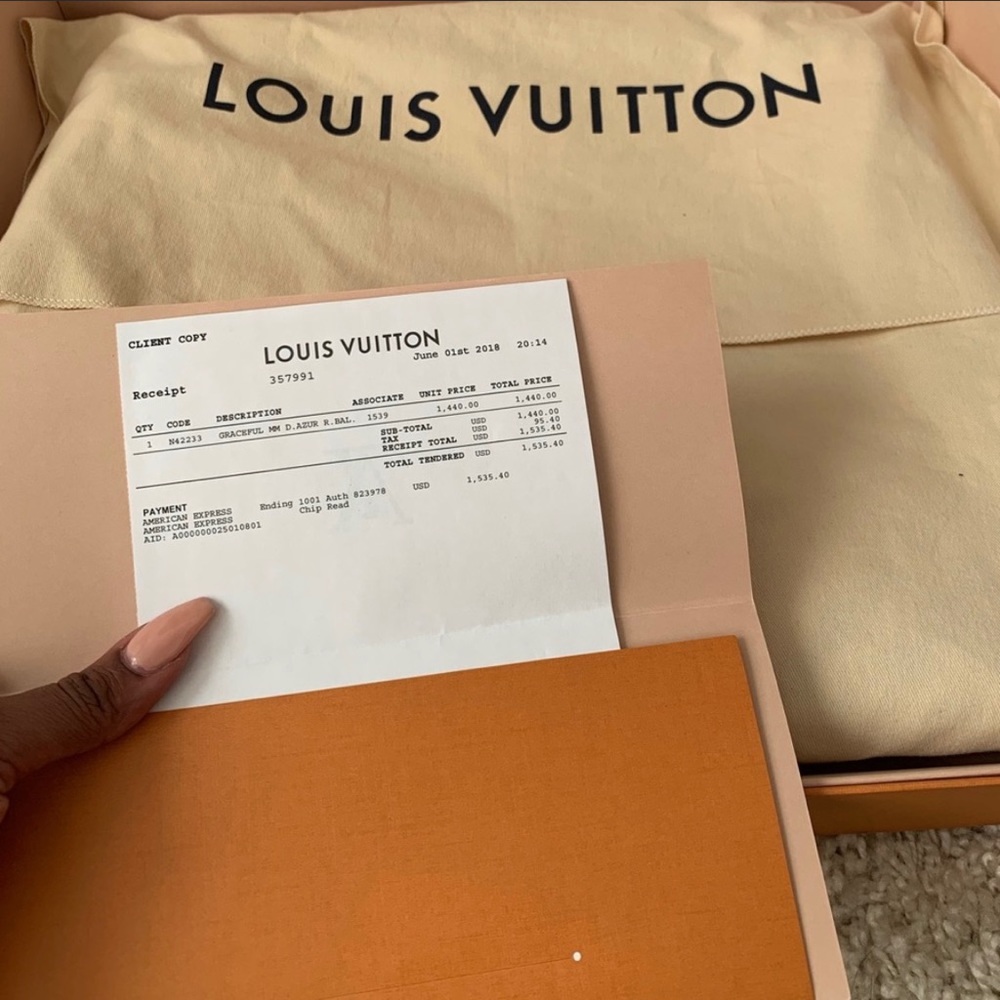 ‼️SOLD‼️Louis Vuitton Damier Azur ✔️AUTHENTIC ✔️ - Picture 3 of 8